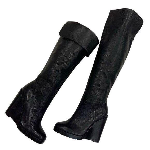 LRL OTK High Wedge Boots (Sz 7.5) - Picture 2 of 12